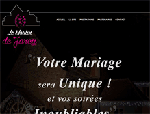 Tablet Screenshot of lemoulindejarcy.fr